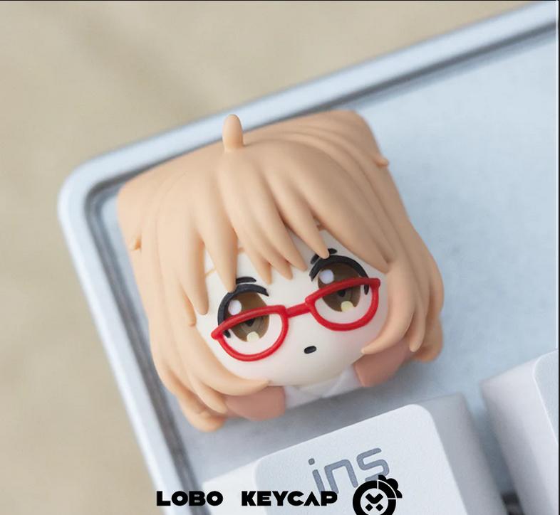 Lobo Mirai Beyond the Boundary Kyoukai no Kanata Anime Artisan Keycaps Resin Keycap