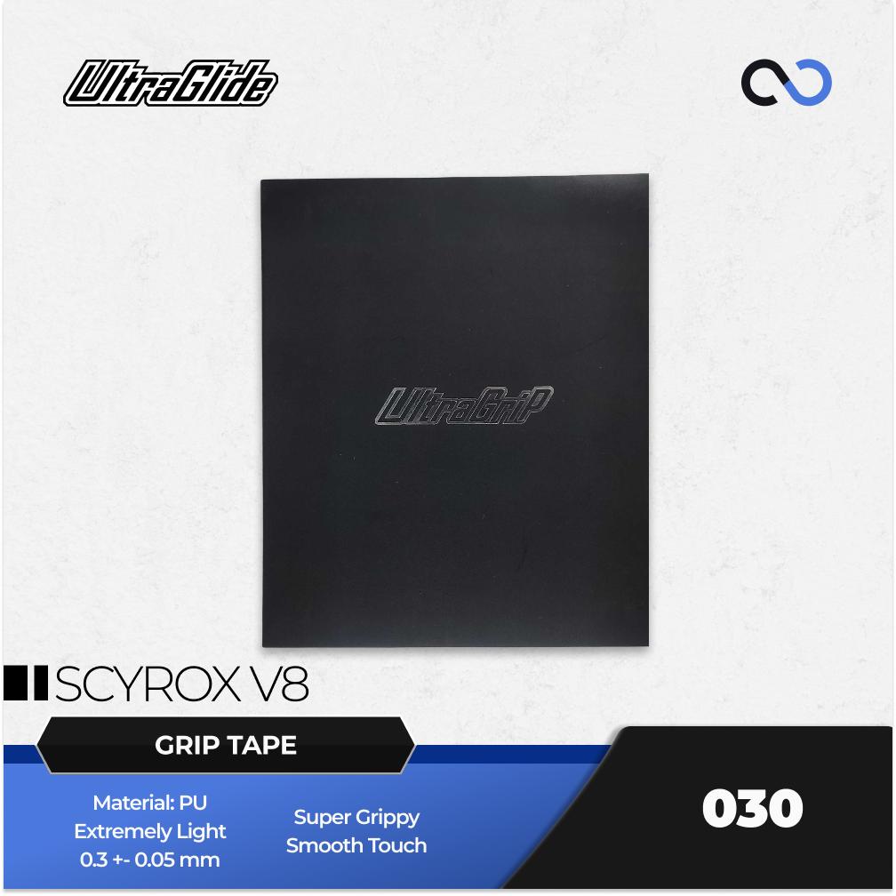 Meow Gaming Gear Ultraglide 030 SCYROX V8 Gaming Mouse Grip Tape 0.3mm Anti-Slip Poron / Polyutherane