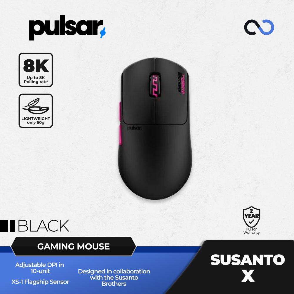 PULSAR Susanto-X Wireless Ambidextrous Ultra Light XS-1 Gaming Mouse