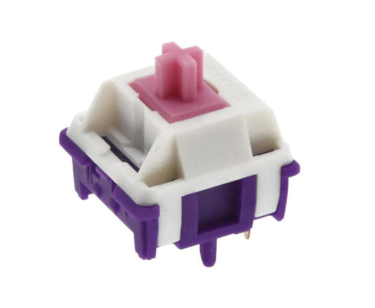 HMX Purple Dawn Pre-Lubed Mechanical Keyboard PCB Mount Switch (Linear) by Unikeys