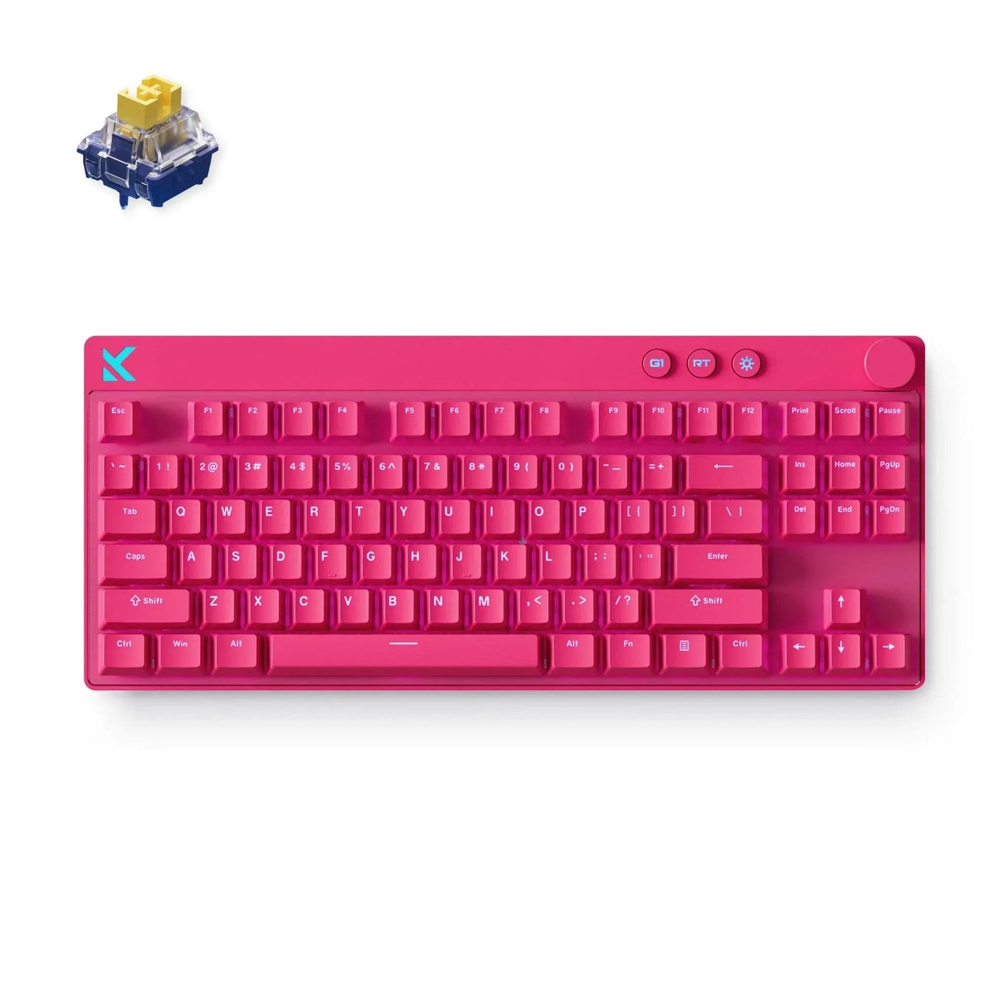 MCHOSE MIX87 E-Sports 8K Hall Effect TKL Magentic Gaming Keyboard Rapid Trigger SOCD DKS Wooting