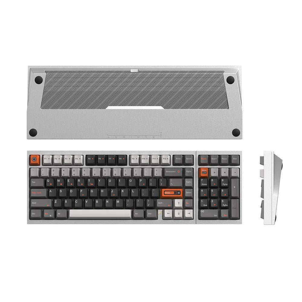 Luminkey LK98 V2 98% CNC Aluminum Wireless 8k Tri-Mode Mechanical Keyboard Gasket Mount Ball Catch Release