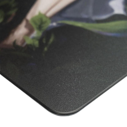 Uncle Panda Resent Silicone Base COATED Gaming Tempered Glass Mousepad Kaca (Hybrid-Control)