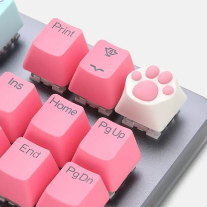 ZOMO Cat Paw Multi Color ABS+Silicone Keycap (Orange Cat) Original