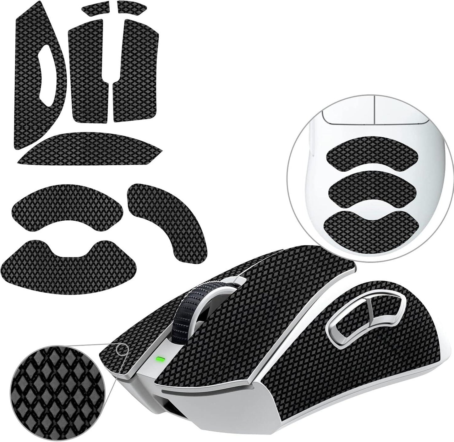 TALONGAMES Razer Deathadder V3 Pro Mouse Grip tape / Anti-Slip Tape Ultra Thin 0.5mm