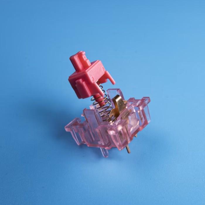 Content KTT Strawberry Pre-Lubed Mechanical keyboard switch (Linear)