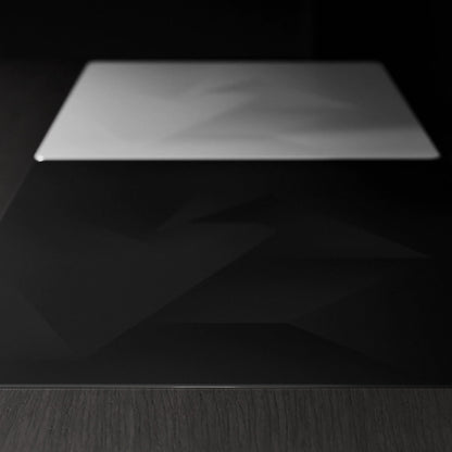 GLSSWRKS Polarity Silicone Base COATED Japanese Glanova 2.5 Tempered Glass Gaming Mousepad Kaca (Hybrid-Speed)