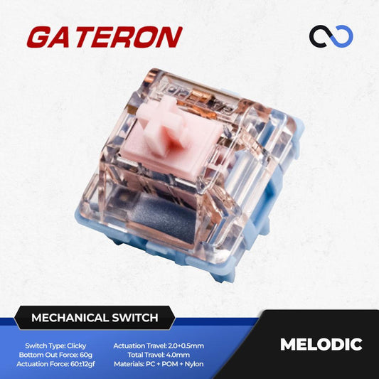 Gateron Melodic Mechanical Keyboard switch (Clicky)
