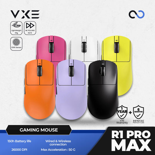 VXE R1 PRO MAX 4K Wireless Light Weight Gaming Mouse