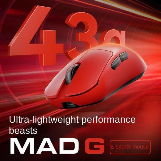 Madlions MAD G Pro 8K Wireless Light Weight PAW3395 Gaming Mouse Fierce Gaming Gear