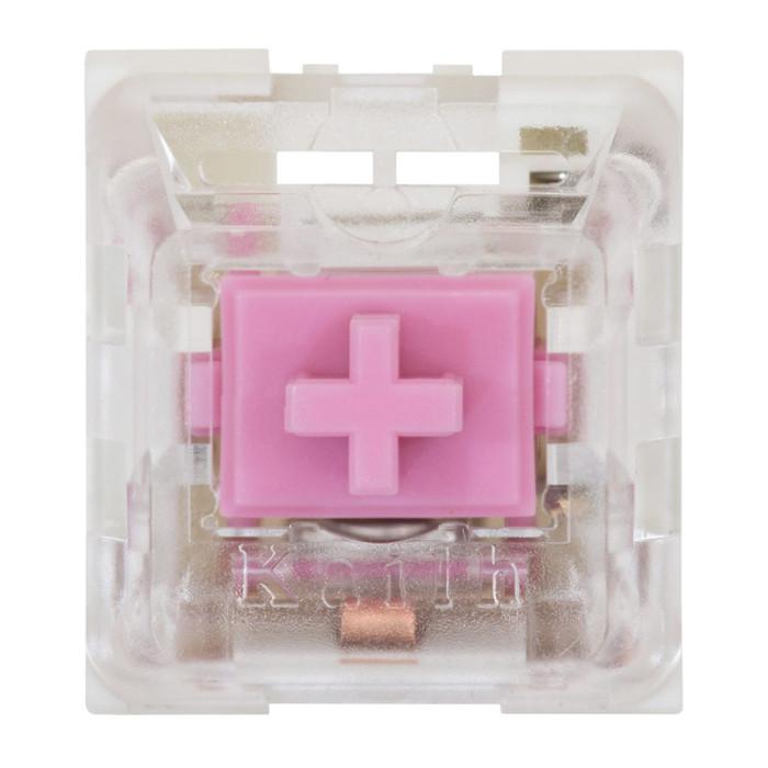 Kailh Speed Pink / Rose Pink Lubed mechanical keyboard switch (Clicky)