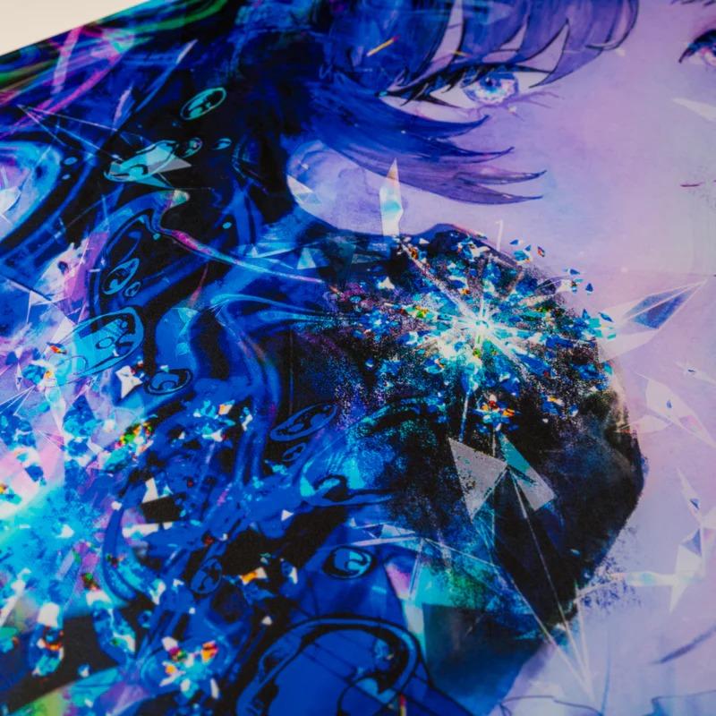 MITSUKI Koku-The Void Glass Edition Silicone Base COATED Gaming Tempered Glass Mousepad Kaca (Speed)