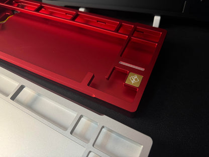 Yodall Lumina80 80% Aluminum Ball Catch Gasket Mount Gaming Keyboard Case DIY for Wooting 80HE
