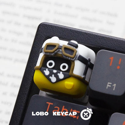 Lobo Bangboo Flat Zenless Zone Zero / ZZZ Theme Artisan Keycaps Resin Keycap