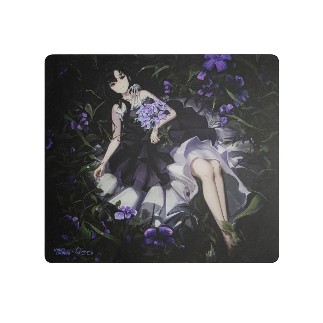 Uncle Panda Resent Silicone Base COATED Gaming Tempered Glass Mousepad Kaca (Hybrid-Control)