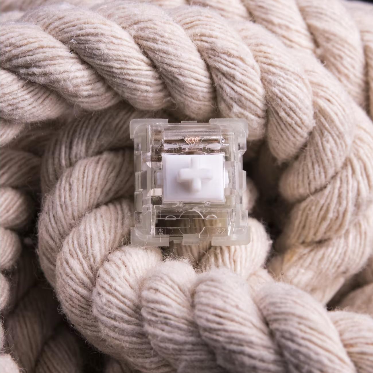 Content KTT Kang White Pre-Lubed Mechanical keyboard switch (Linear)