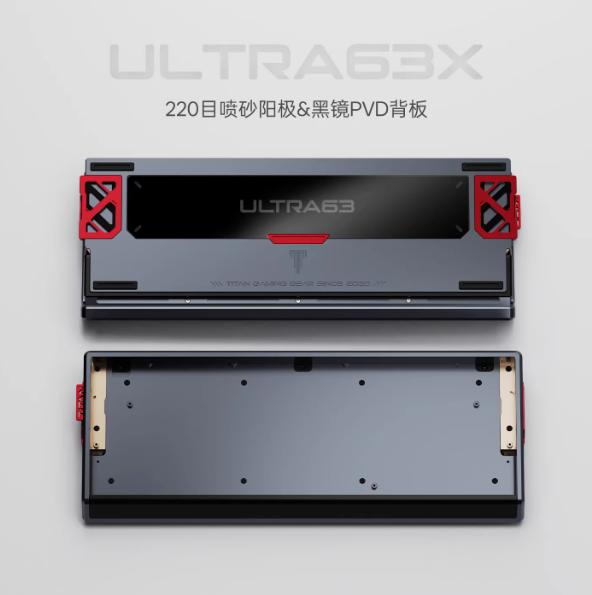 Titan Nation ULTRA63 / X Custom 60% Aluminum Gaming Tray Mount Keyboard Case DIY for Wooting 60HE+ / GH60 / TOFU60 / WIN60 / MAD60