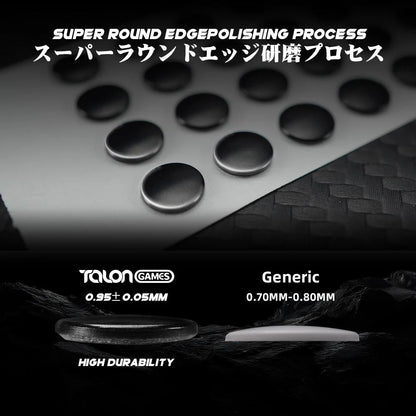 Talongames Sumi Dots Universal Silent Mouse Feet / Mouse Skate Mixed PTFE (Control)