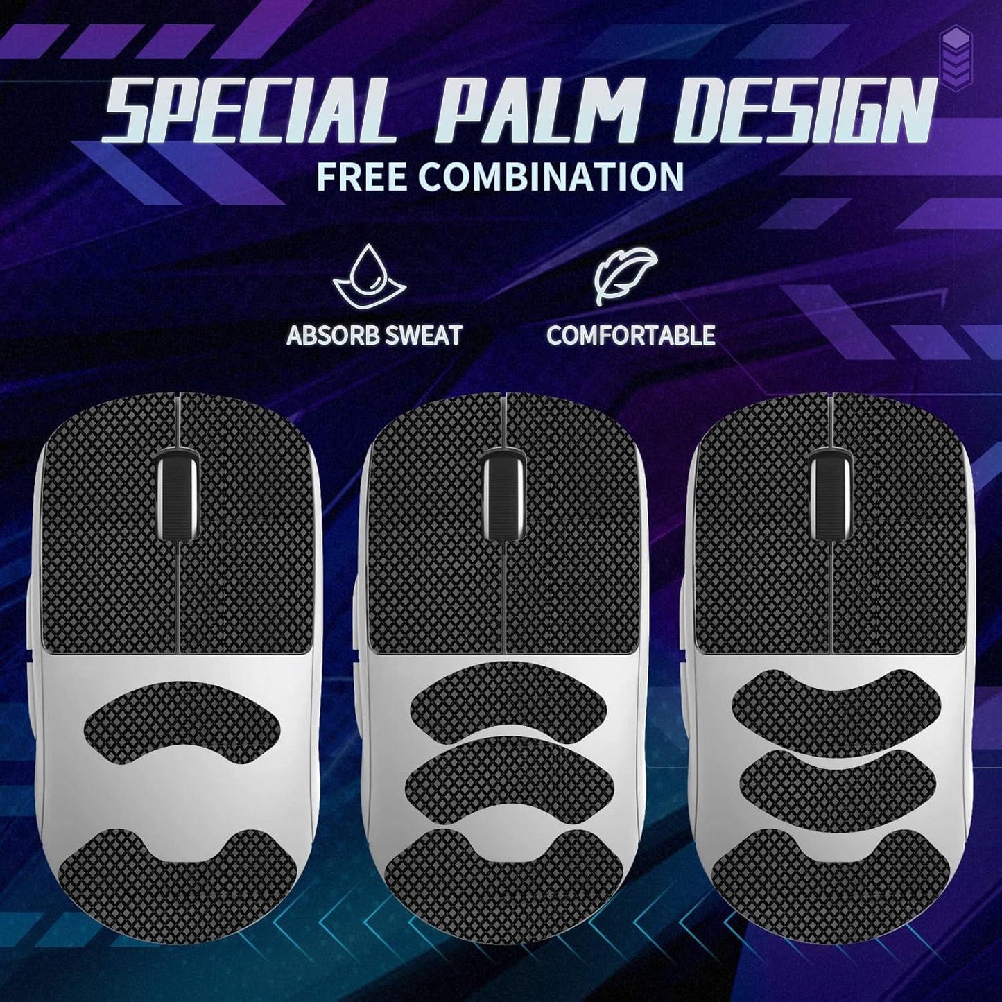 TALONGAMES Razer Deathadder V3 Pro Mouse Grip tape / Anti-Slip Tape Ultra Thin 0.5mm