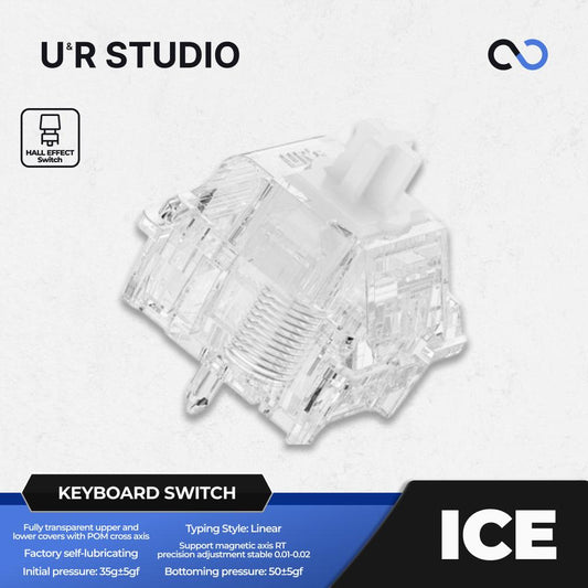 UR Studio ICE MAX Magnetic Hall Effect Keyboard switch (Linear)
