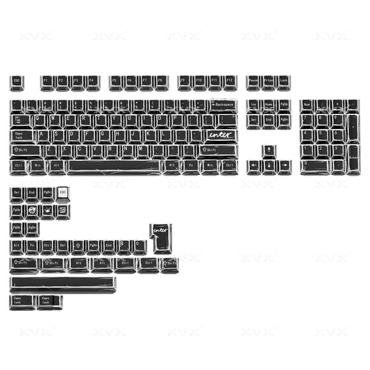 XVX Chalkboard Theme Graffiti OEM Profile Keycap Dye-Sub PBT Plastic Keycaps (134-Key)
