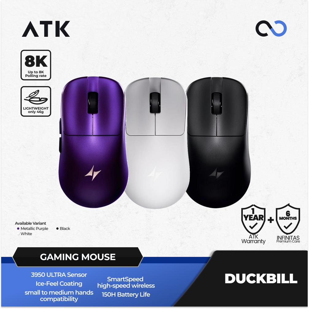 ATK Duckbill Ultra 8K Wireless Light Weight PAW3950 ULTRA Gaming Mouse