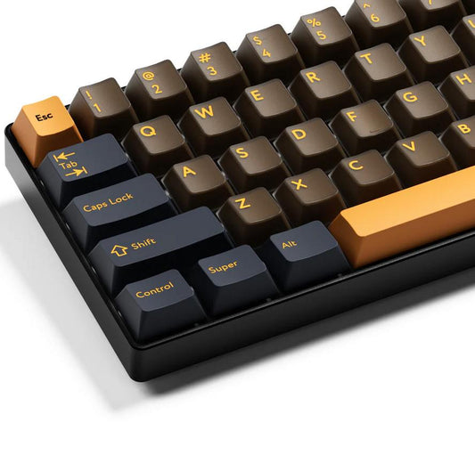 XVX Rustlight Retro / Quantum Light Keycaps Cherry Profile PBT+PC Double Shot Keycap 216-Keys