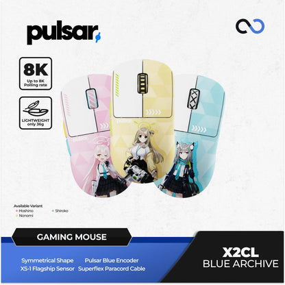 PULSAR X2 CrazyLight / X2CL Blue Archive Edition Wireless Ultra Light XS-1 Gaming Mouse