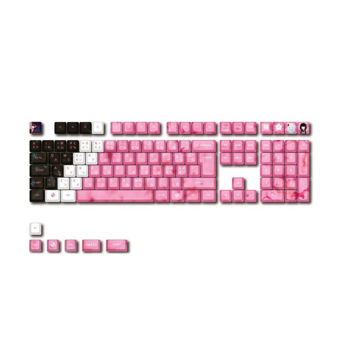 Traitor Zashiki Warashi PBT Dye-Sub Cherry Keycaps