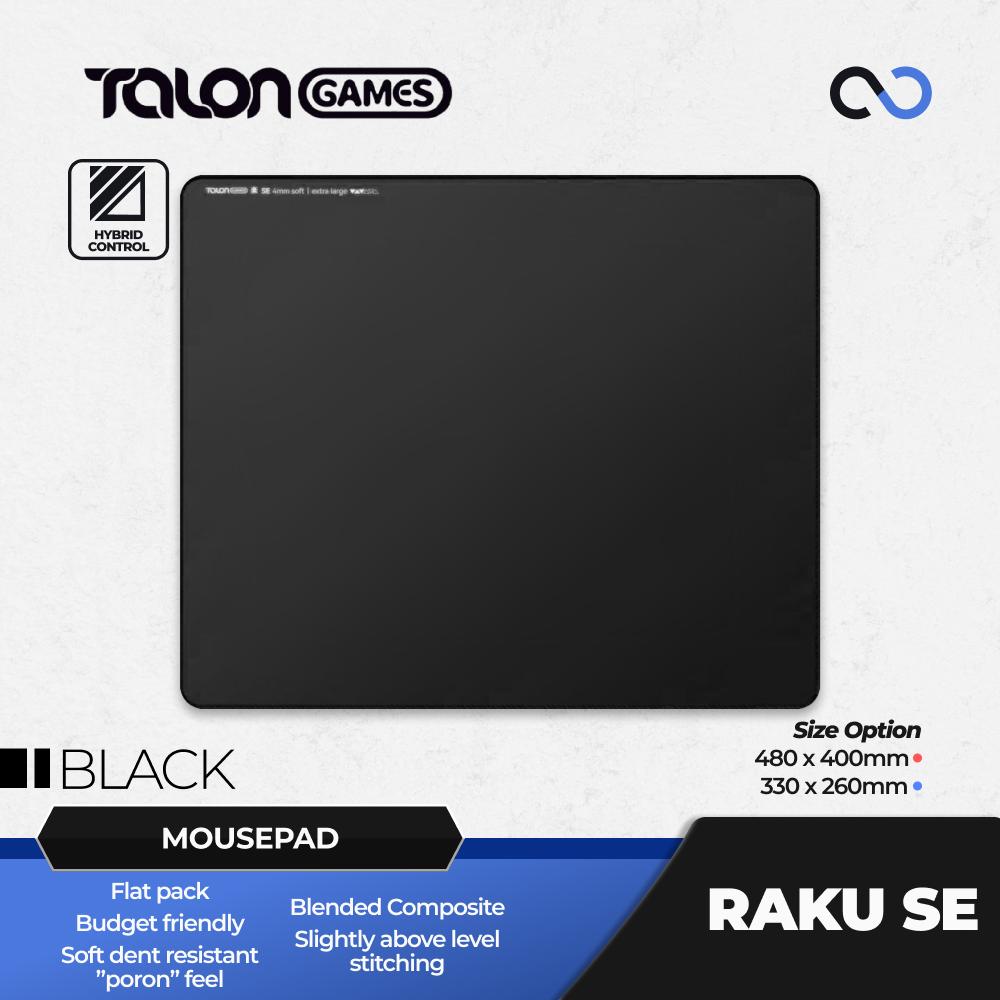 TALONGAMES Raku SE Soft Rubber Base Gaming Mousepad Saturn Pro Clone (Hybrid-Control)
