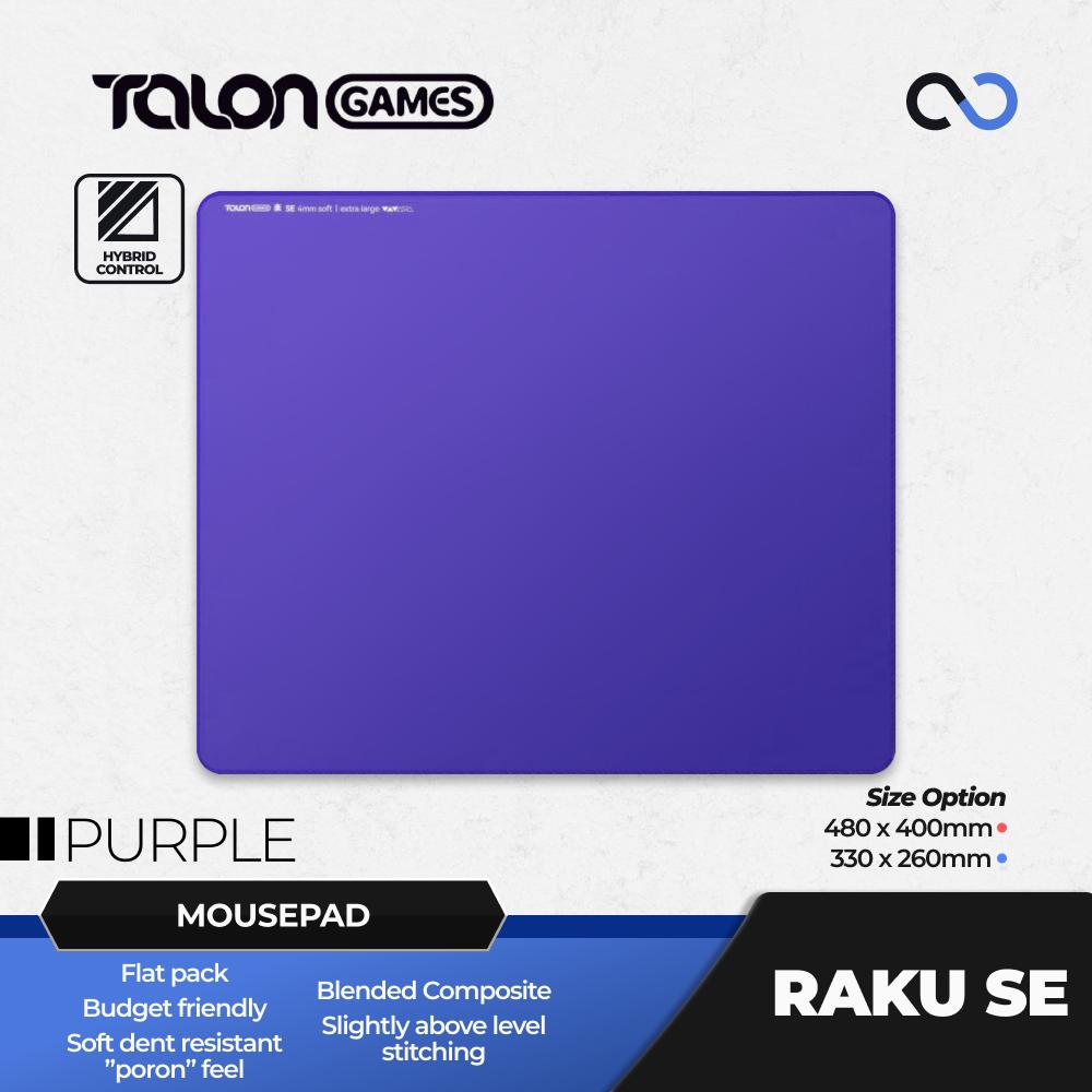 TALONGAMES Raku SE Soft Rubber Base Gaming Mousepad Saturn Pro Clone (Hybrid-Control)