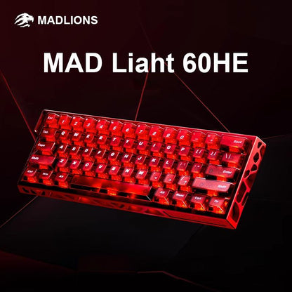 MADLIONS MAD LIGHT 60 HE 8K Hall Effect 60% Keyboard Rapid Trigger SOCD DKS Wooting Fierce Gaming Gear