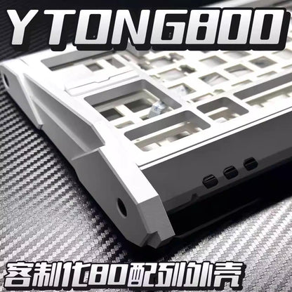Infinitas YTONG80 80% Aluminum Gasket Mount Gaming Keyboard Case DIY for Wooting 80HE