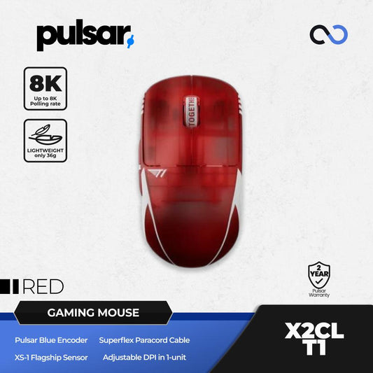 PULSAR X2 CrazyLight / X2CL T1 Edition Wireless Ultra Light XS-1 Gaming Mouse