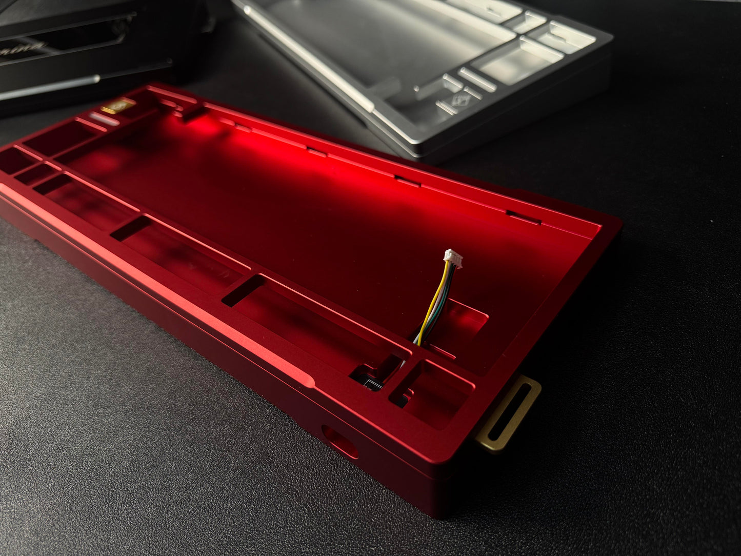 Yodall Lumina80 80% Aluminum Ball Catch Gasket Mount Gaming Keyboard Case DIY for Wooting 80HE