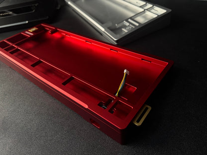 Yodall Lumina80 80% Aluminum Ball Catch Gasket Mount Gaming Keyboard Case DIY for Wooting 80HE