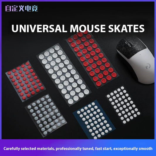 Spacepad White Donuts Universal Gaming Mouse Feet / Mouse Skate PTFE (Hybrid-Speed)
