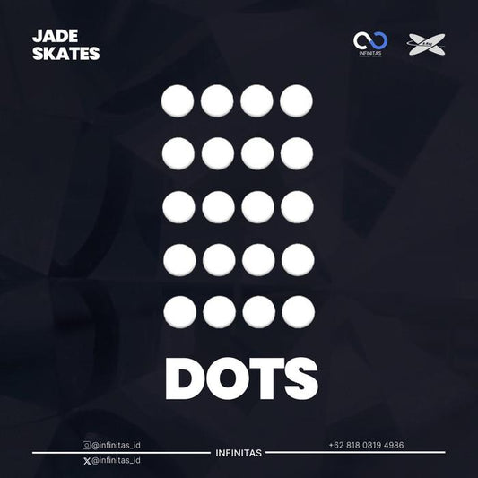 XRaypad Jades Universal Dots PTFE Mouse Feet / Mouse Skate (Speed)