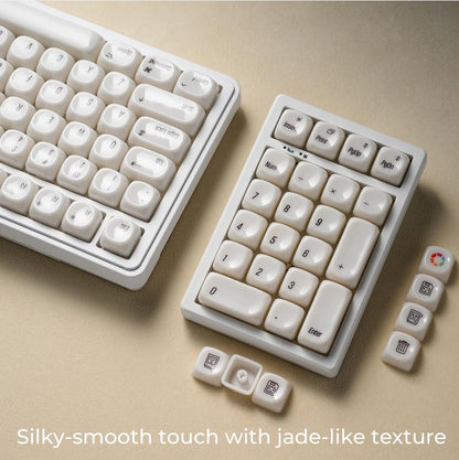 XVX White Chocolate Keycaps MOA Profile Dyesub PC Keycaps 139-Keys