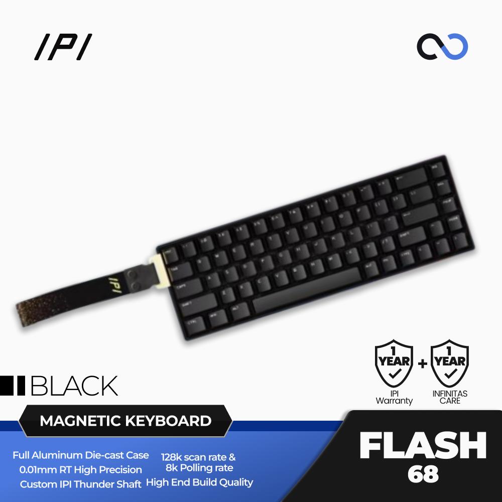 IPI FLASH68 PRO HE 8K Hall Effect 65% Magnetic Keyboard Rapid Trigger SOCD DKS Wooting