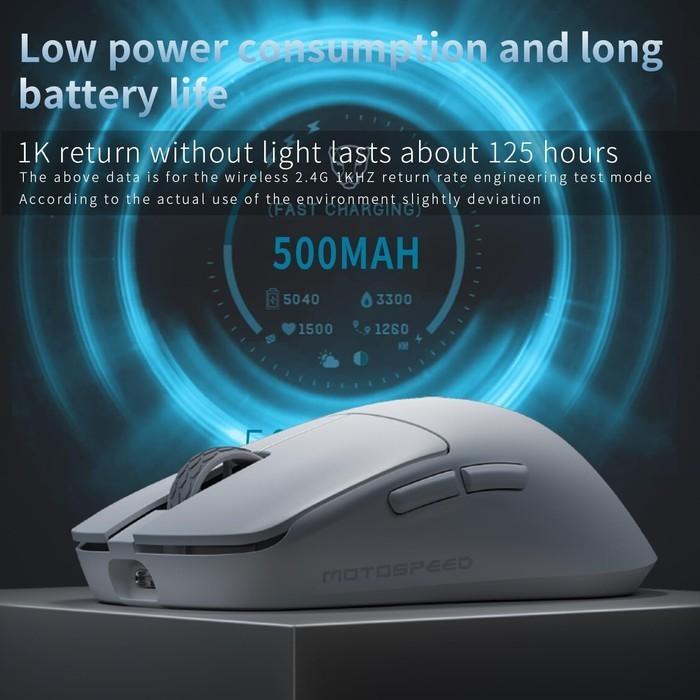 MOTOSPEED X6 MAX 8k Super Light Wireless Gaming Mouse