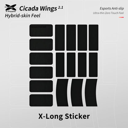 XRaypad Cicada Wings V2.1 Universal Mouse & Keyboard 0.2mm Ultra Thin Grip Tape