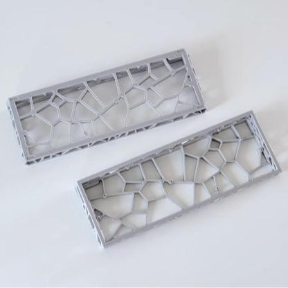 Infinitas Hole60 Solid Custom 60% Transparent ABS Gaming Keyboard Case DIY for Wooting 60HE+ / GH60 / TOFU60 / WIN60 / MAD60 / Holy60 Clone