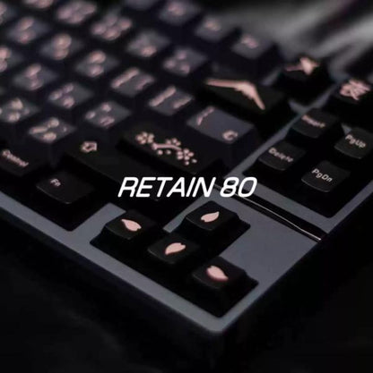 Click Gaming Gear Retain-80 80% Aluminum Gasket Mount Gaming Keyboard Case DIY for Wooting 80HE