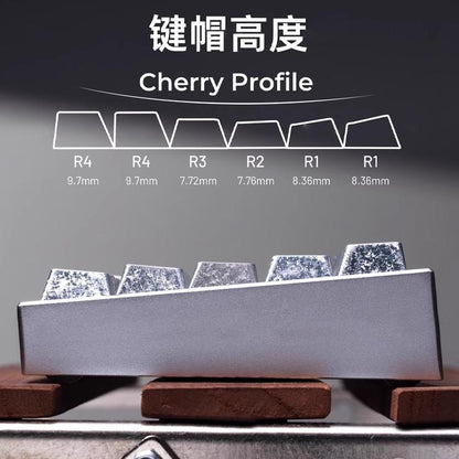 Infinitas Keycaps PBT Frost Red Cherry Profile Side Printed Keycap 100-Keys