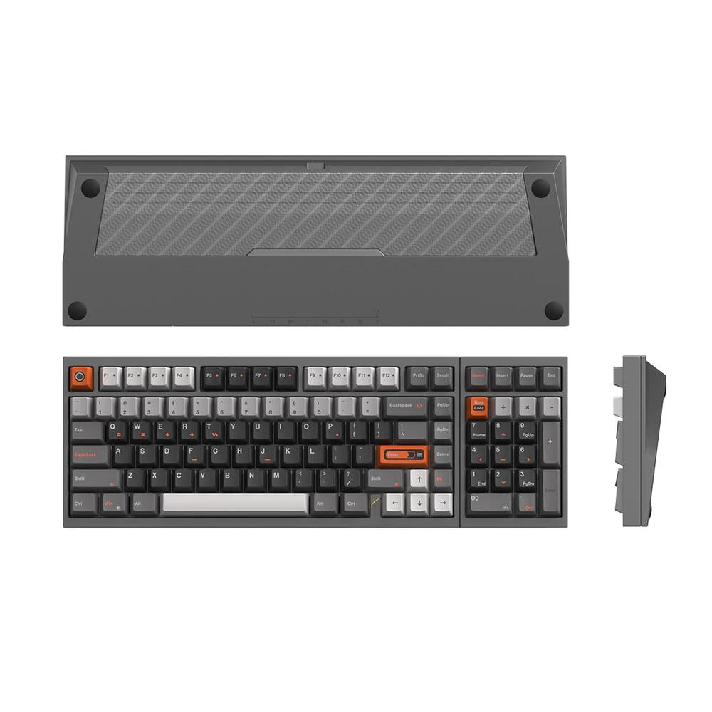 Luminkey LK98 V2 98% CNC Aluminum Wireless 8k Tri-Mode Mechanical Keyboard Gasket Mount Ball Catch Release