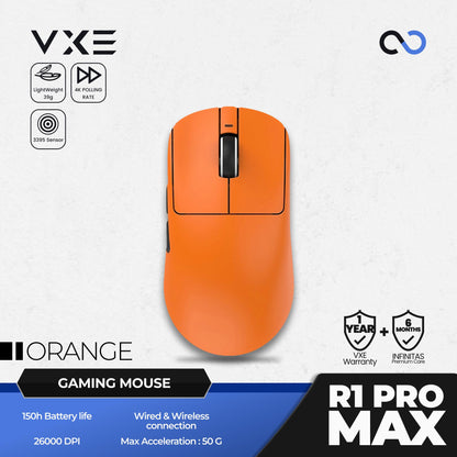 VXE R1 PRO MAX 4K Wireless Light Weight Gaming Mouse