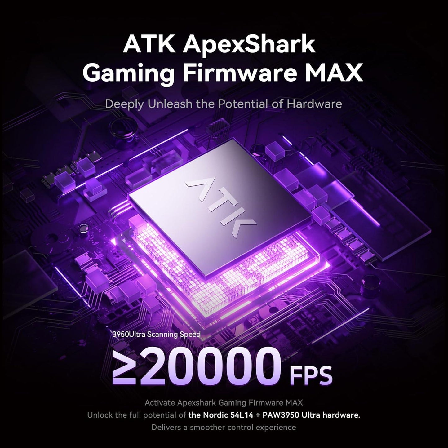 ATK U2 V2 Blazing Sky 8K Wireless Light Weight PAW3950 ULTRA Gaming Mouse Zowie U2 Shape