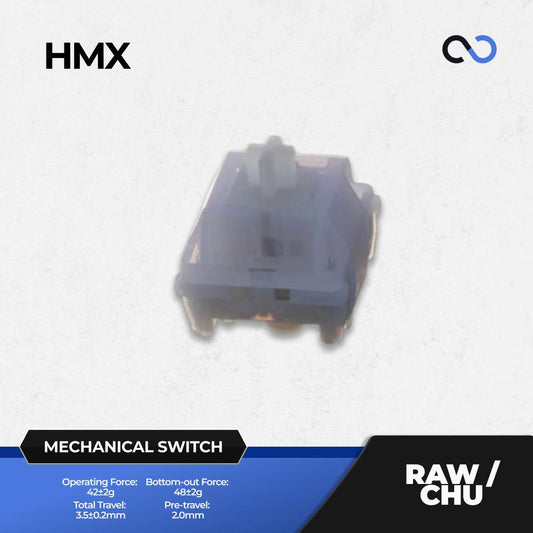 HMX RAW / CHU Mechanical Keyboard PCB Mount Switch (Linear) By Phynikeys