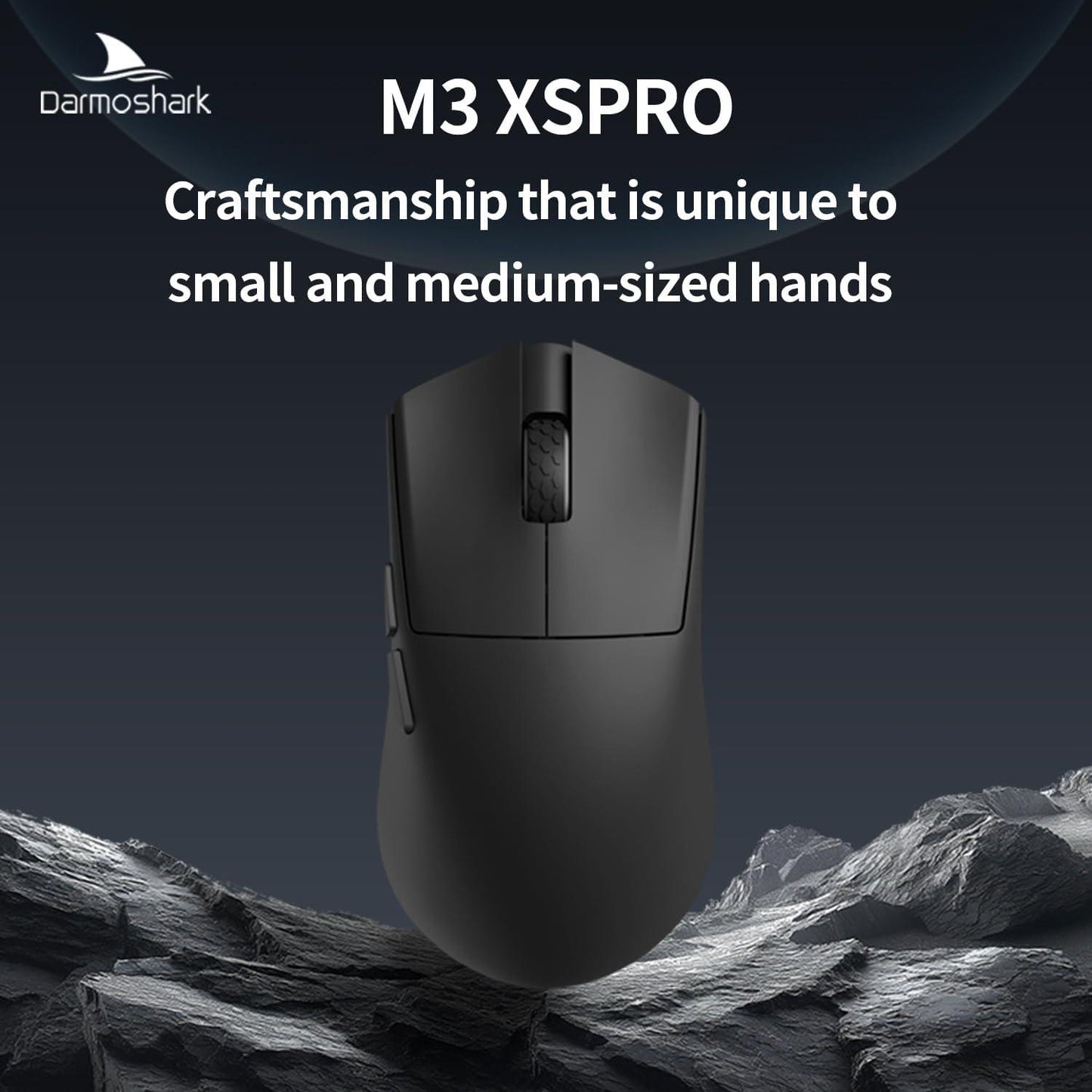 Darmoshark M3-XS PRO Ghostcat 8K Wireless Ultra Light PAW3950 Gaming Mouse